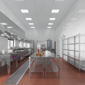 现代后厨3D模型下载